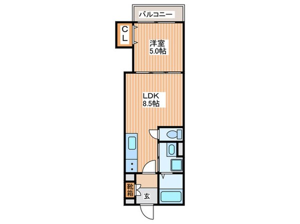 スリール明和Ⅱの物件間取画像